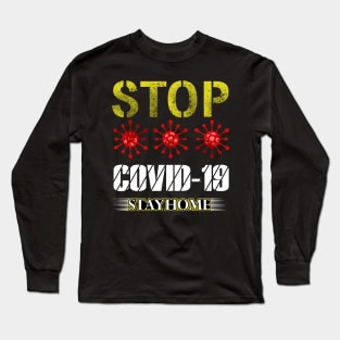 STOP COVID-19 Long Sleeve T-Shirt